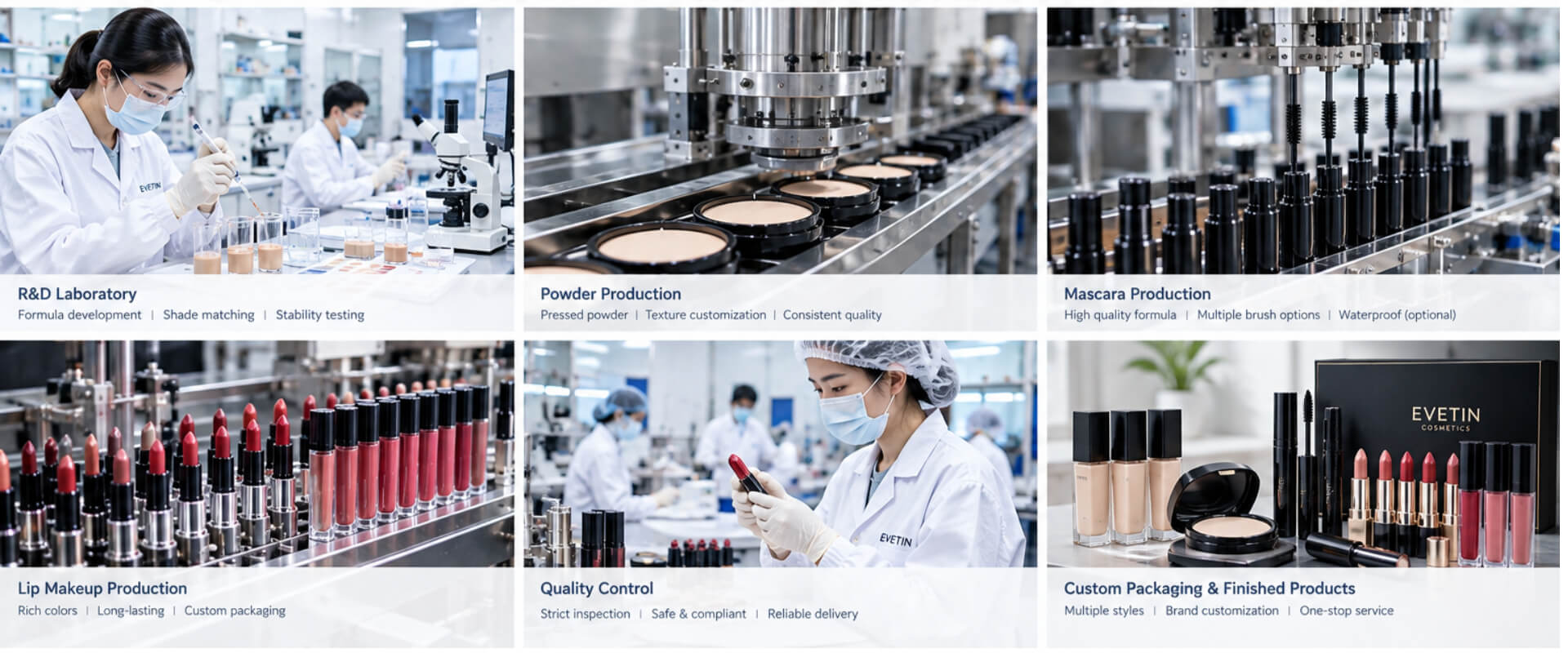 Makeup manufacturer OEM production line